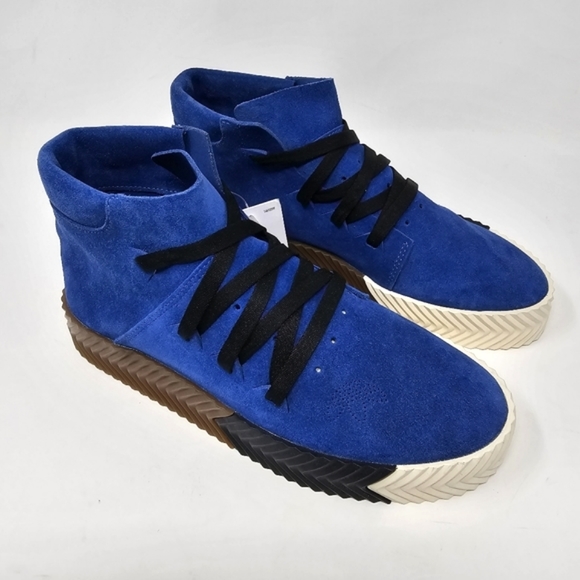 Alexander Wang x Adidas AW Skate Mid Shoes Bluebird Core Black Size 6.5 NEW - Picture 5 of 12